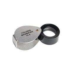 United Scientific Supplies&nbsp;United Scientific&trade; Folding Magnifier 10X, Aluminum Case